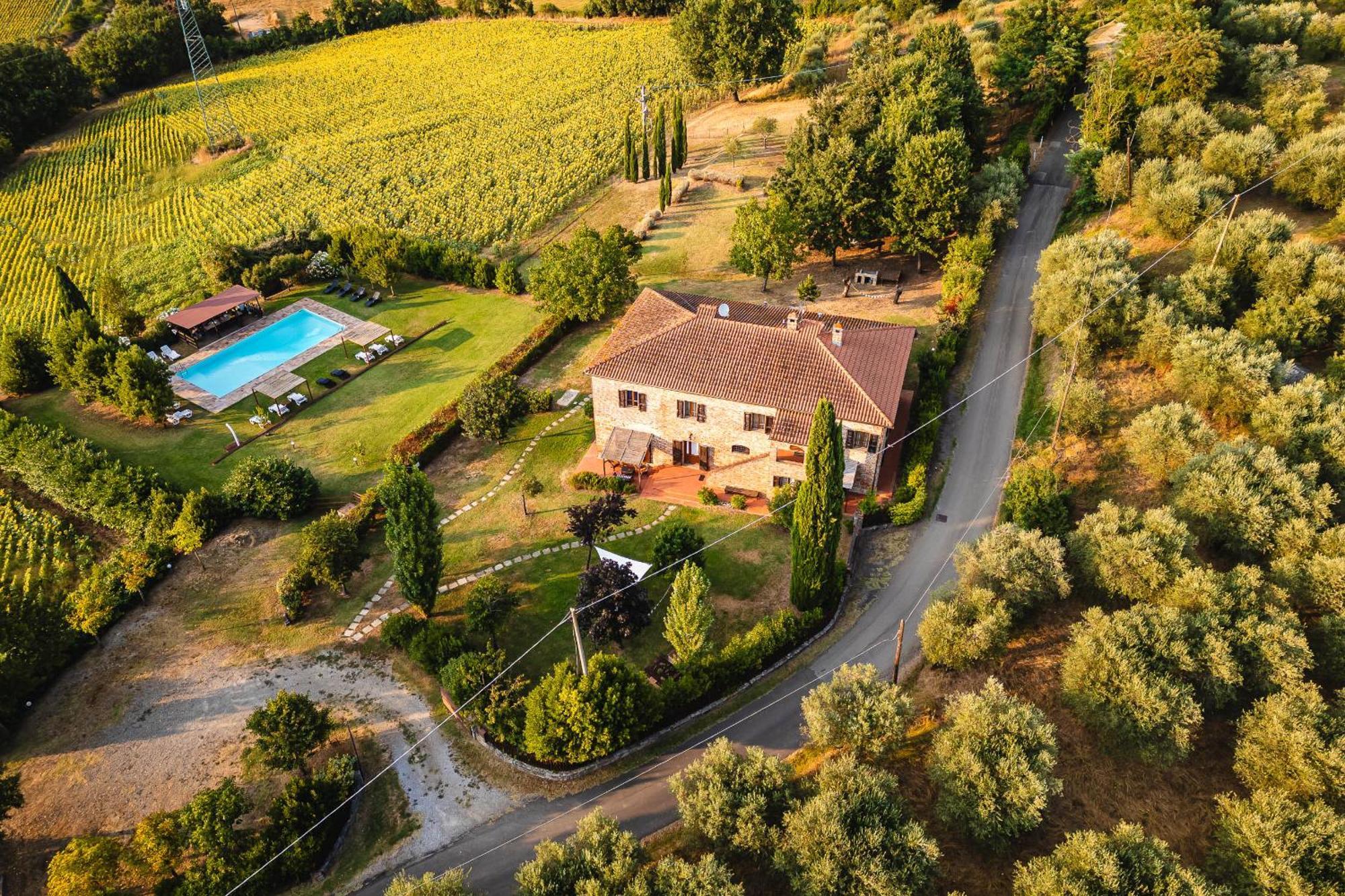 Villa Le Belle Giornate Foiano Della Chiana Exterior foto